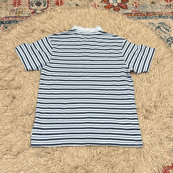 NWOT quicksilver striped collared tshirt size large - Picture 5 of 5